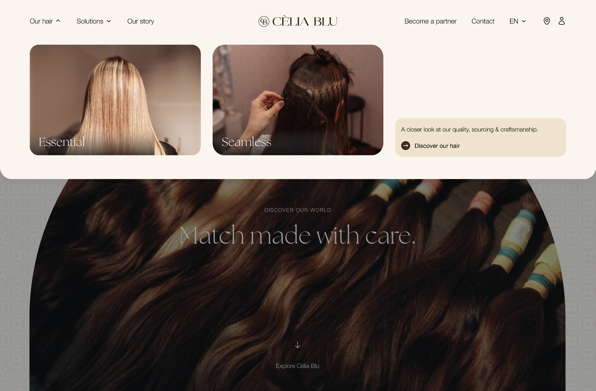 Our hair categories